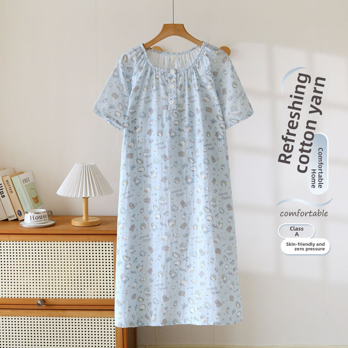 Women's Cotton Gauze Nightgown