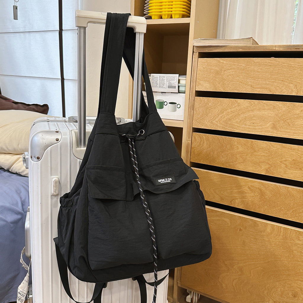 Lightweight Dual-Use Nylon Backpack