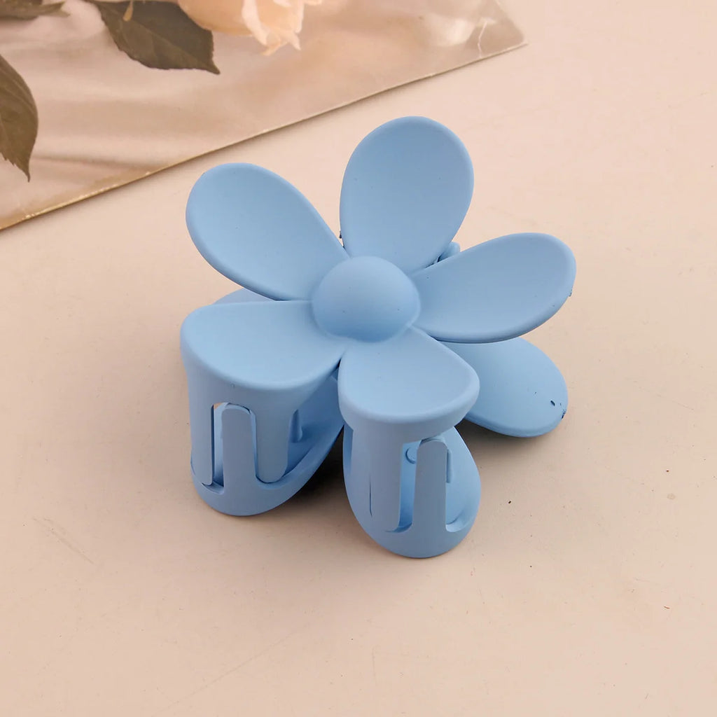 3pcs Fashion Flower Hair Clip ABS Grip Claw Clip for Women