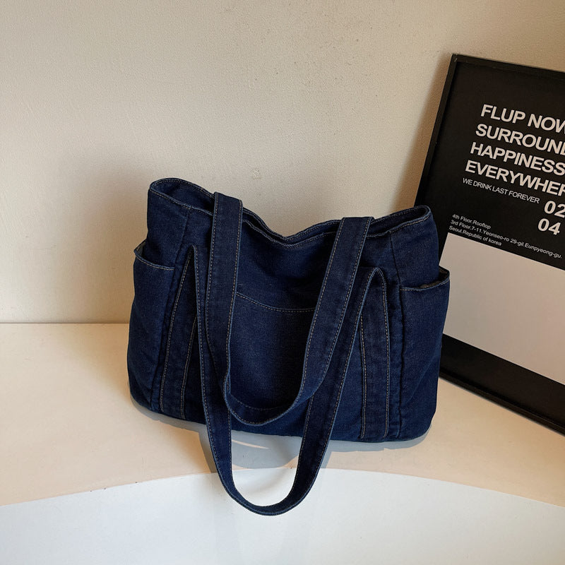Denim Shoulder Crossbody Bag