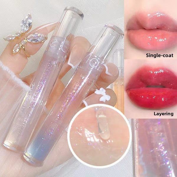 Glossy Lip Gloss Jelly Lip Glaze Water Light Lip Dye