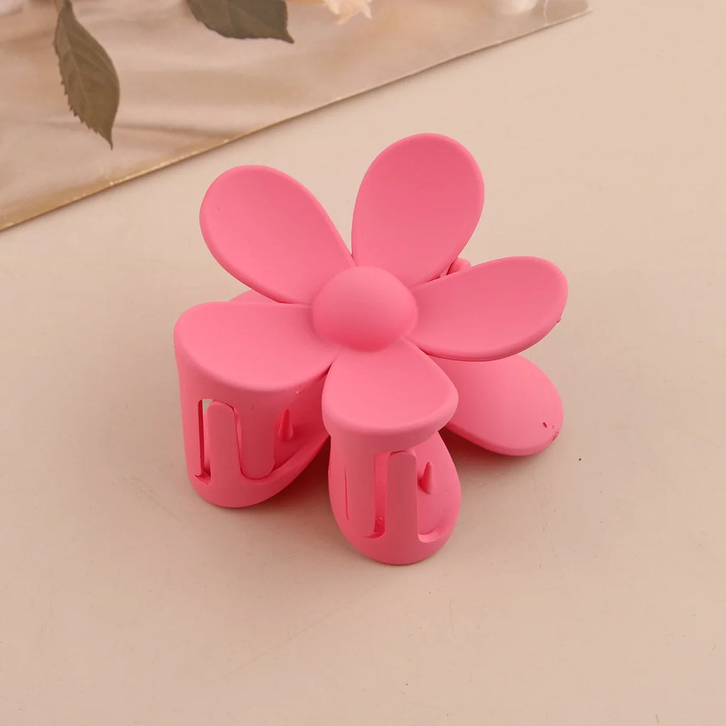 3pcs Fashion Flower Hair Clip ABS Grip Claw Clip for Women