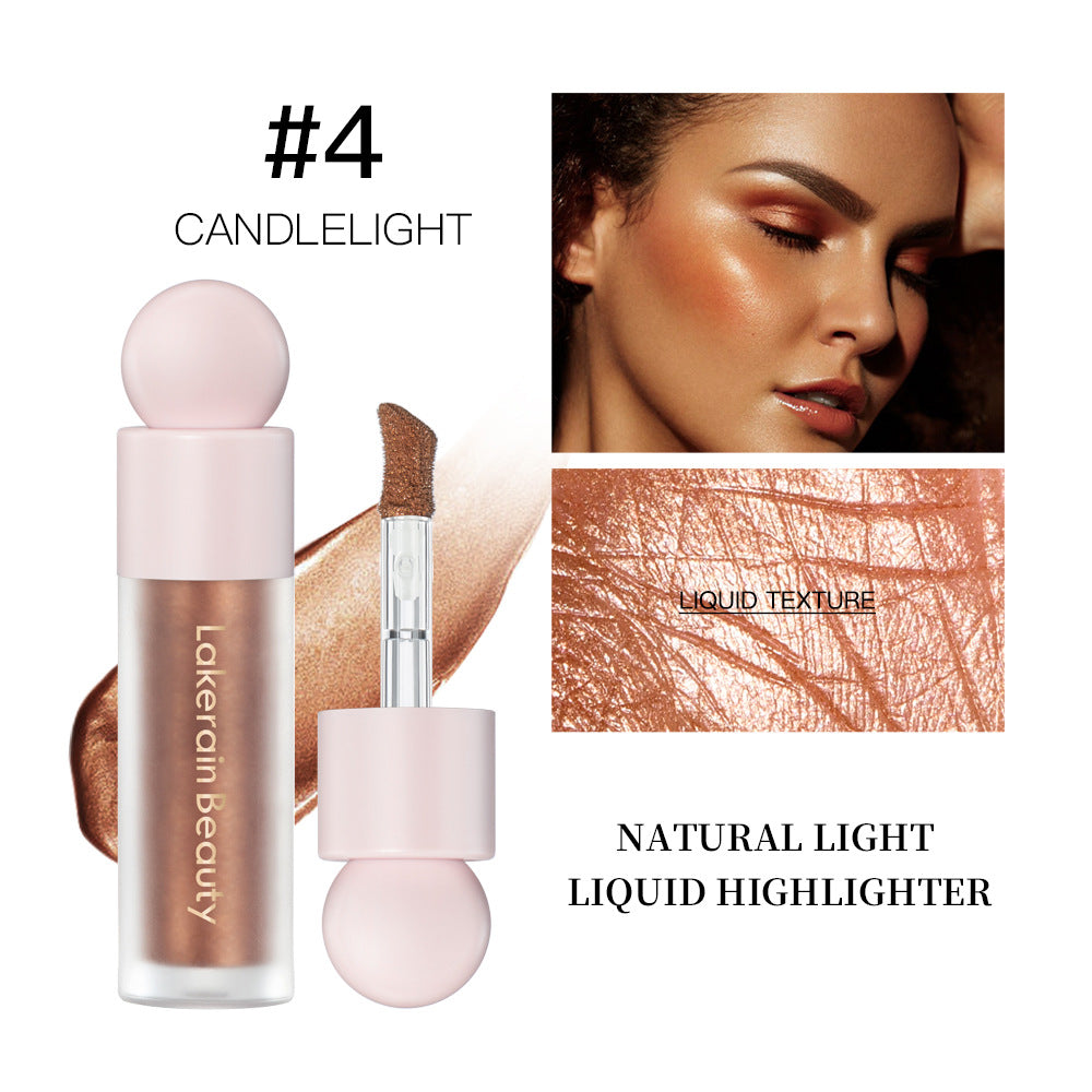 Highlighting eyeshadow for the face