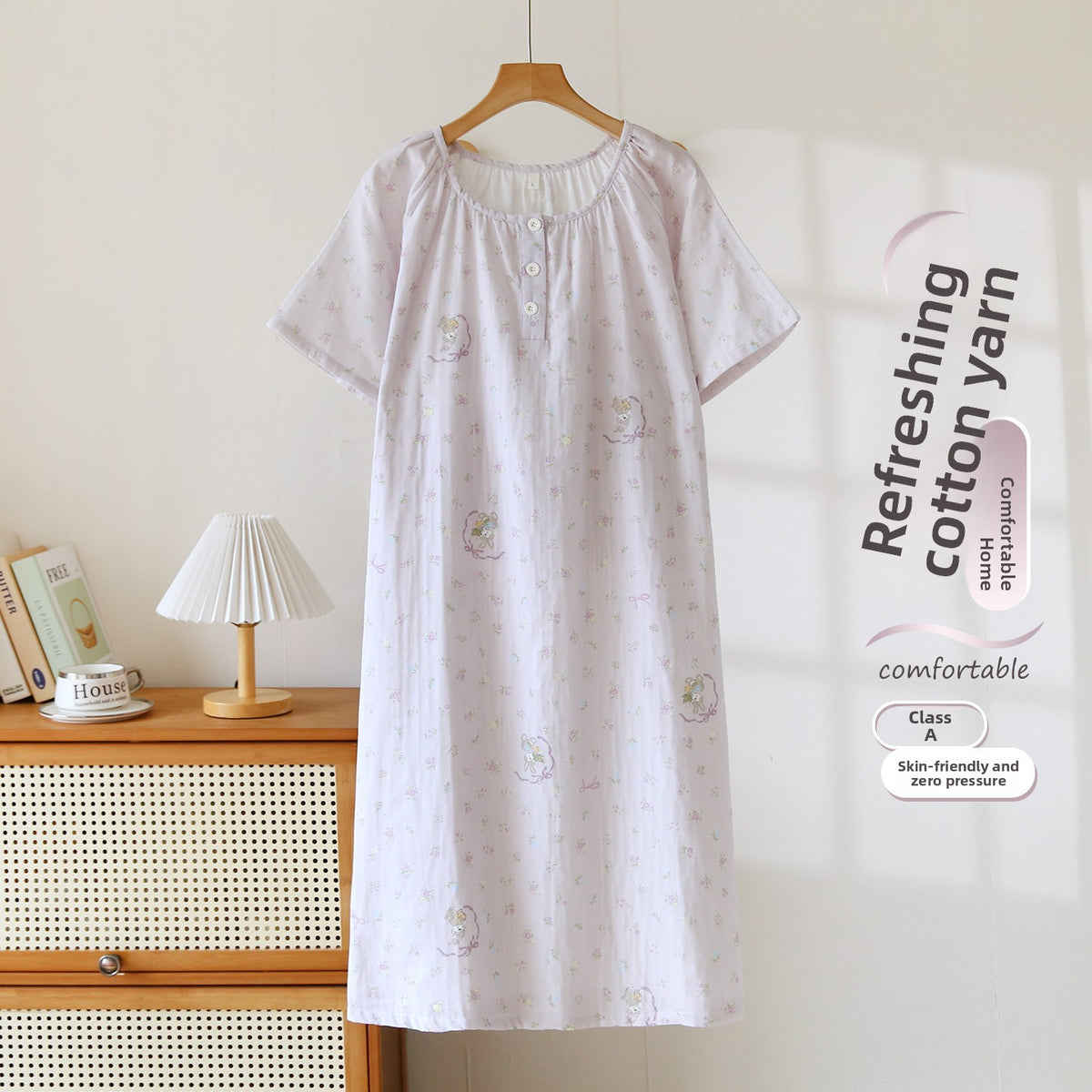 Women's Cotton Gauze Nightgown