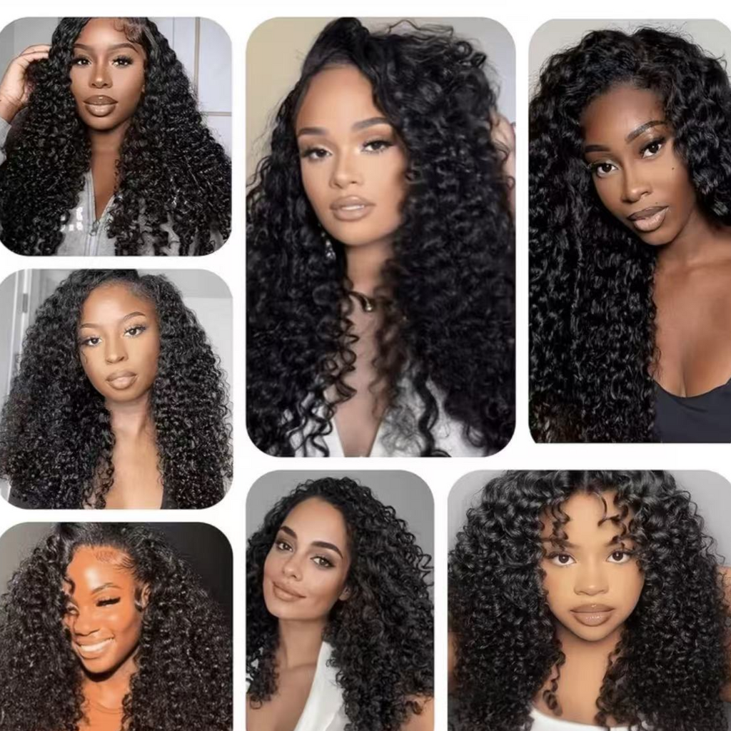 Burmese Curly Feather Crochet Hair Extensions