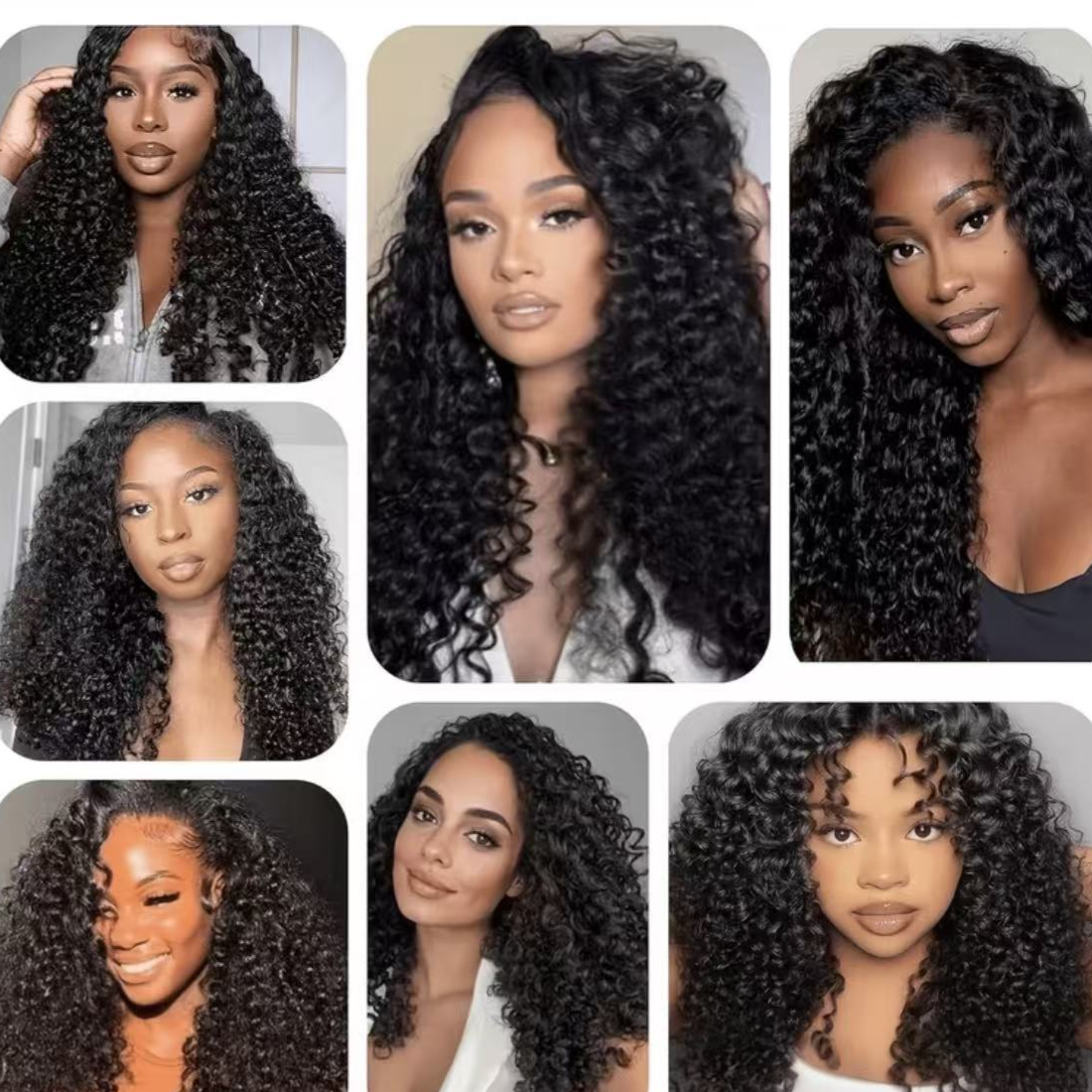 Burmese Curly Feather Crochet Hair Extensions