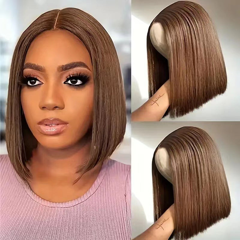 Short Curly Bobo Synthetic Hair Wig