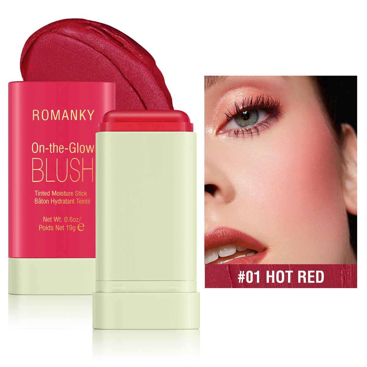Matte Multifunctional Blush and Lip Balm Stick