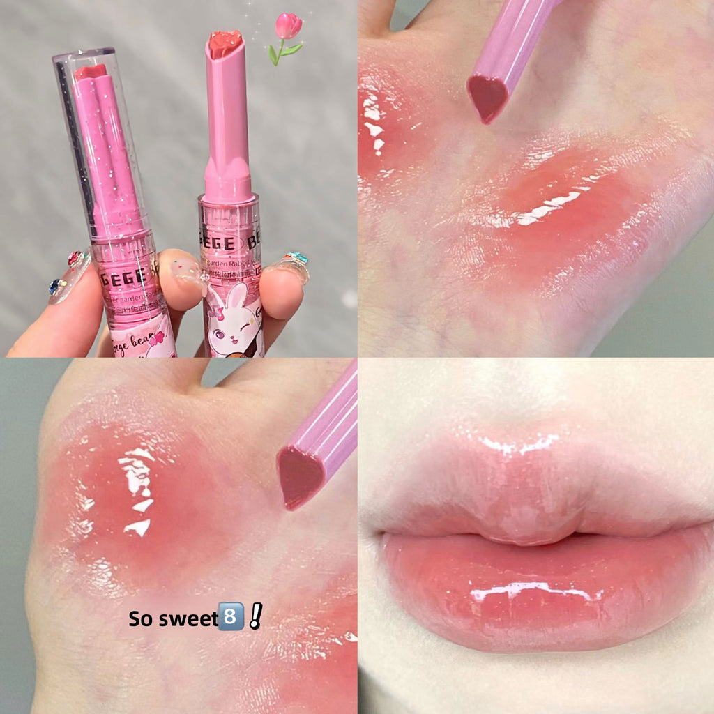 Garden Pink Rabbit Solid Lip Gloss