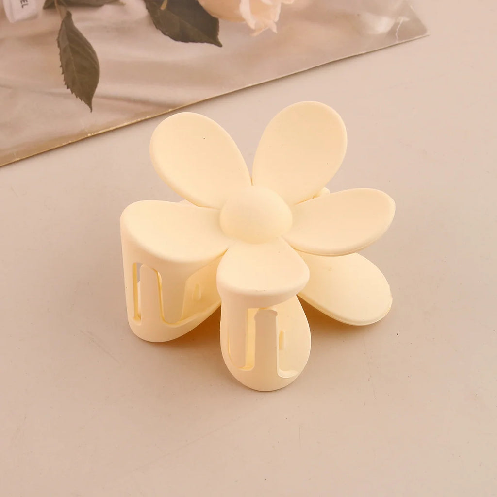 3pcs Fashion Flower Hair Clip ABS Grip Claw Clip for Women