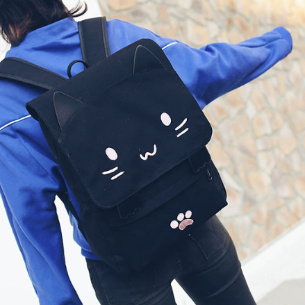 Cute 3D Cat Large Capacity Backpack