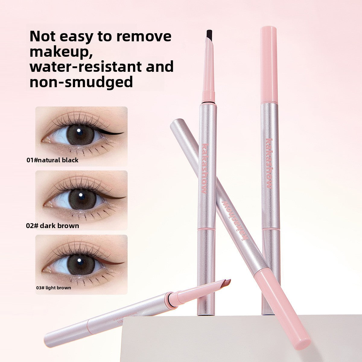 Double Ended Eyeliner Gel Pen Waterproof Smudge Proof