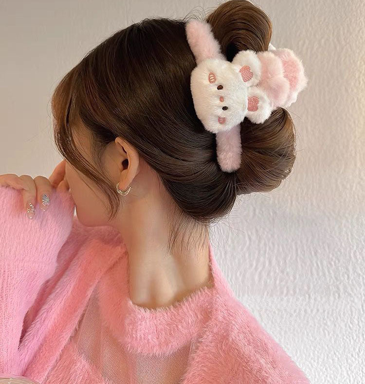 Plush cartoon puppy shark clip