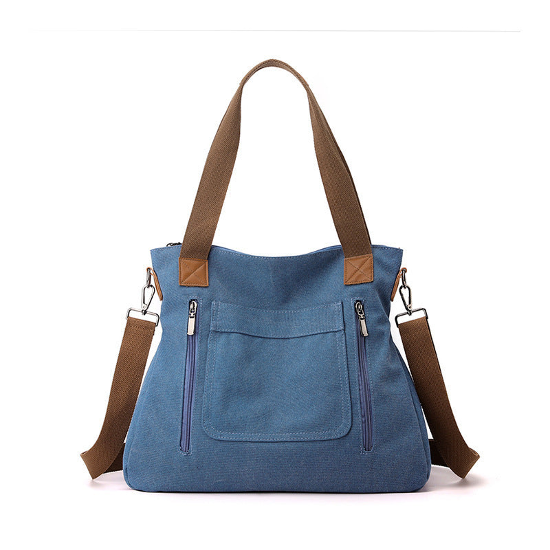Women Canvas Crossbody Tote Bag