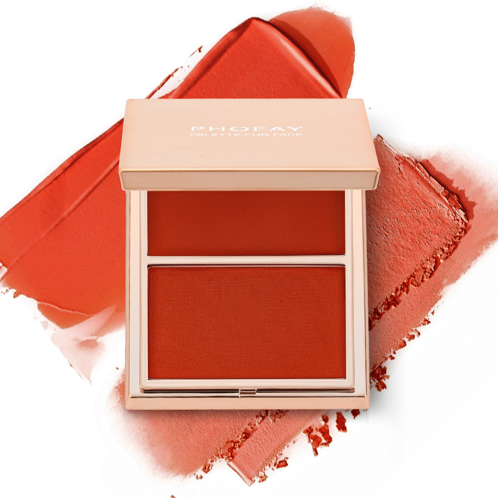 Natural Matte Contouring Blush Dual Color