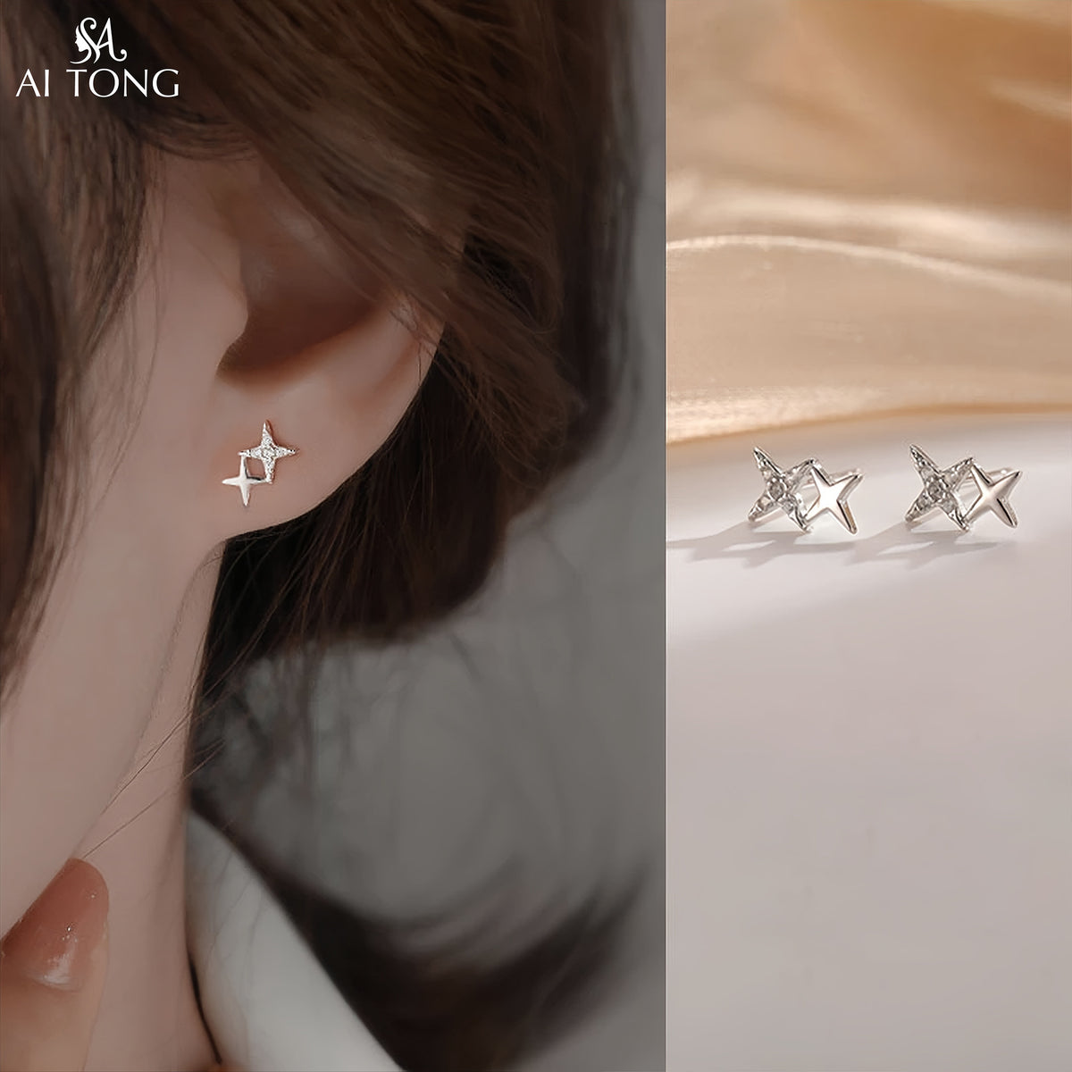 Star Shaped Earrings