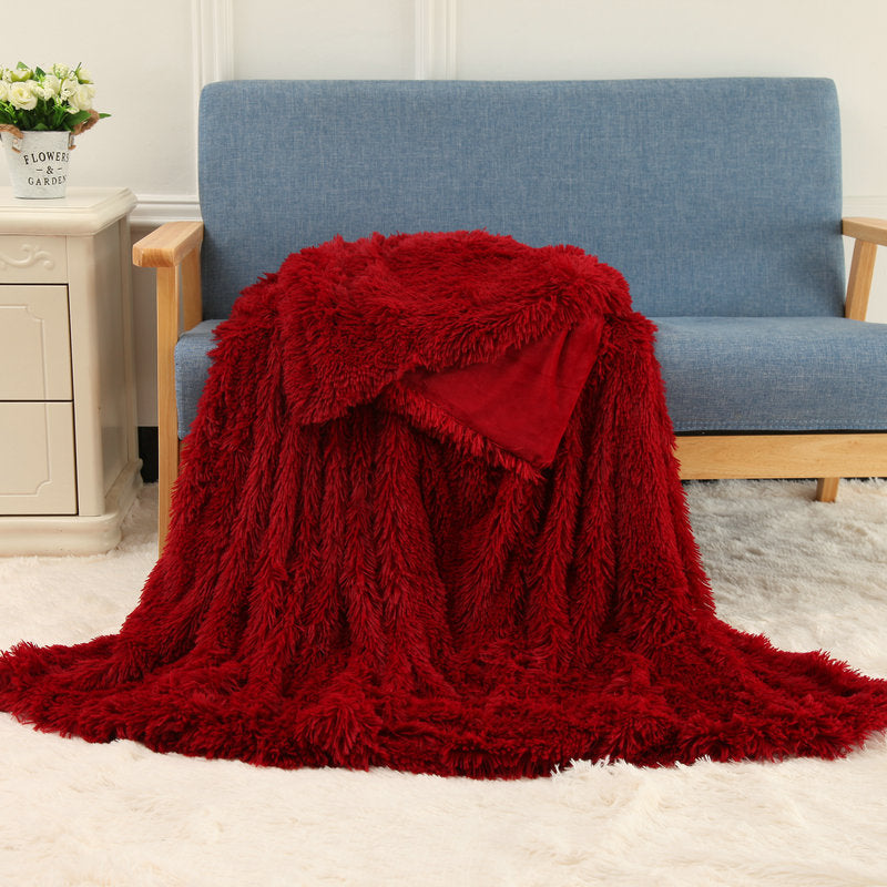 Double-Sided Plush Fleece Blanket