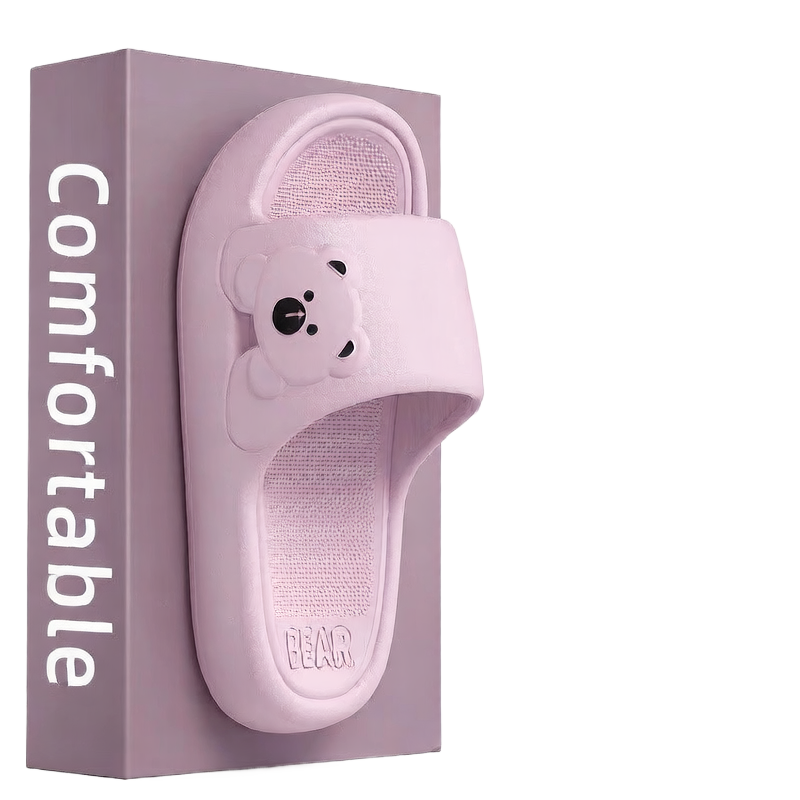 Thick-bottomed travel home portable bathroom slippers