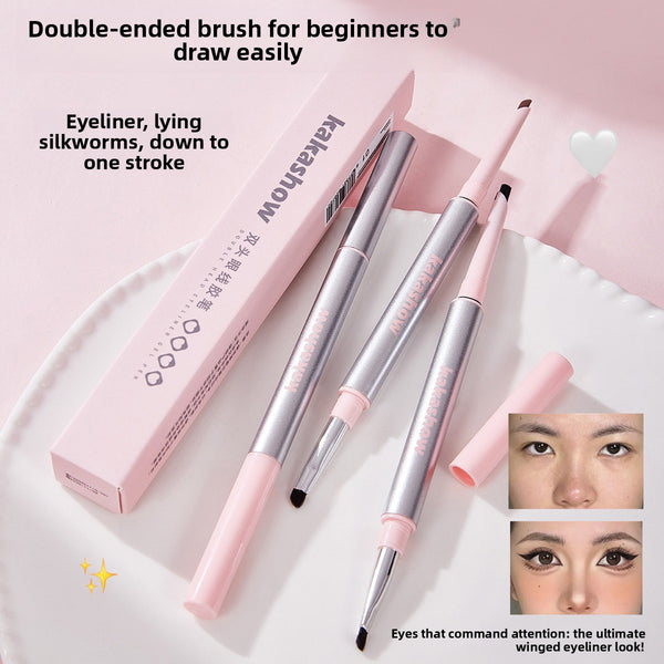 Double Ended Eyeliner Gel Pen Waterproof Smudge Proof