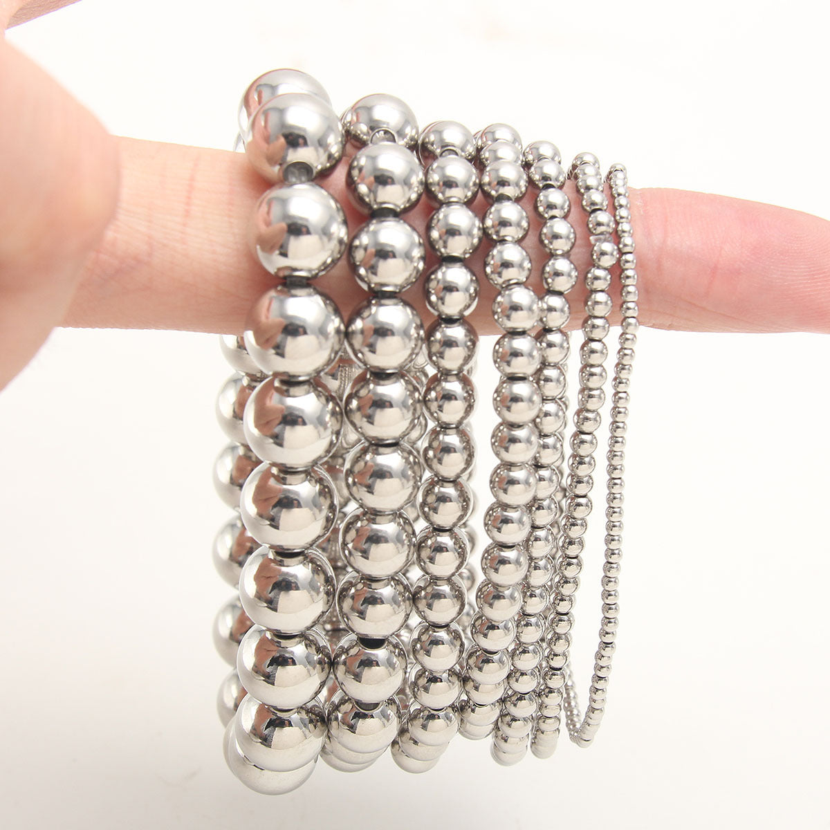 Two-color Beaded Bracelet
