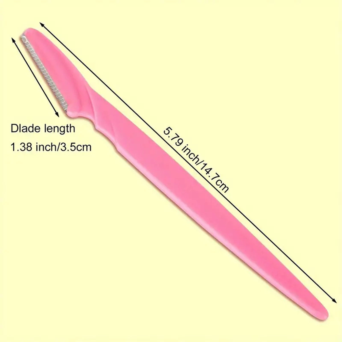 66pcs Beauty salon safety anti-scratch eyebrow comb