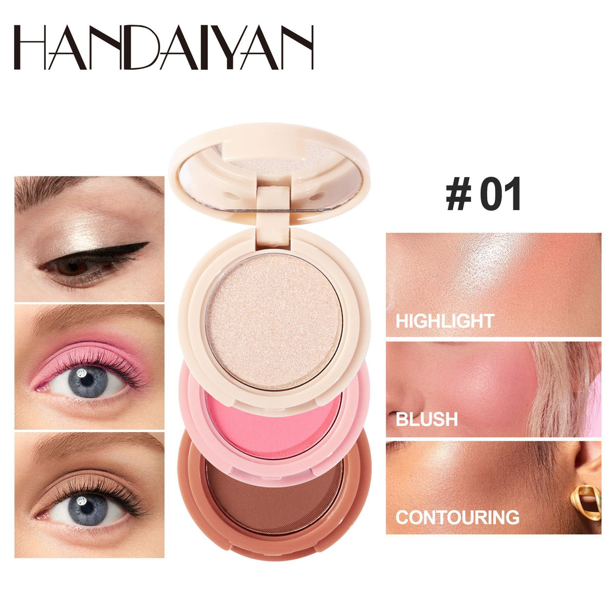 Three Color Contouring Palette