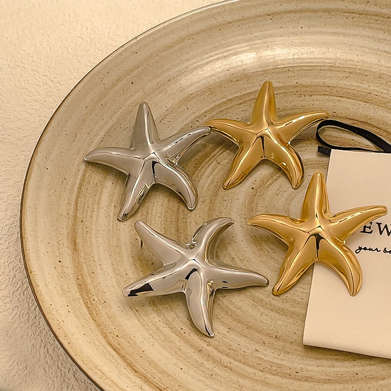 Starfish Design Earrings