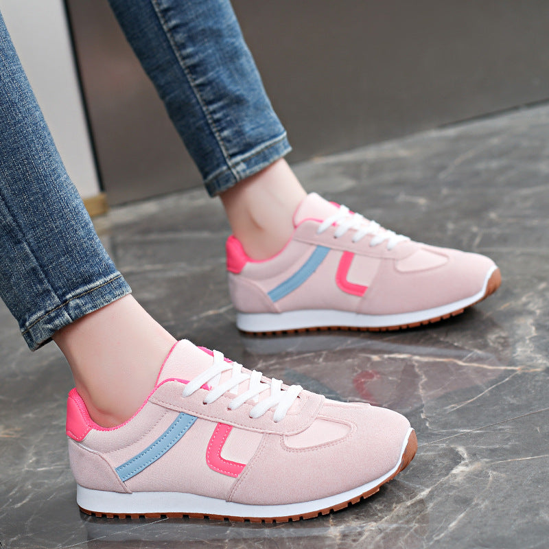 Womens Flat Sole Breathable Sneakers