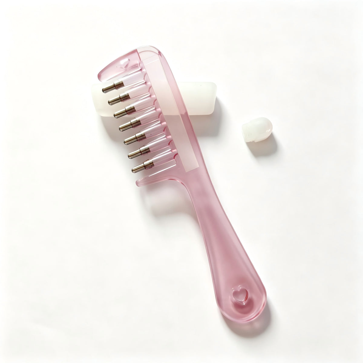 Liquid Application Hair Care Comb with Crystal Roller