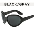 technology oversized frame sunglasses