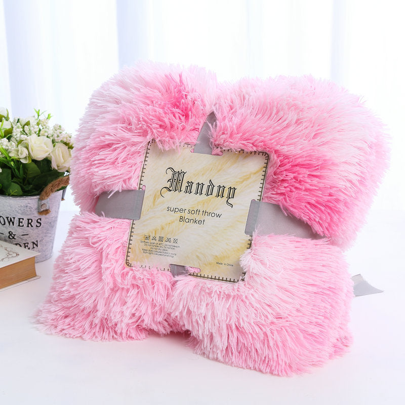 Double-Sided Plush Fleece Blanket