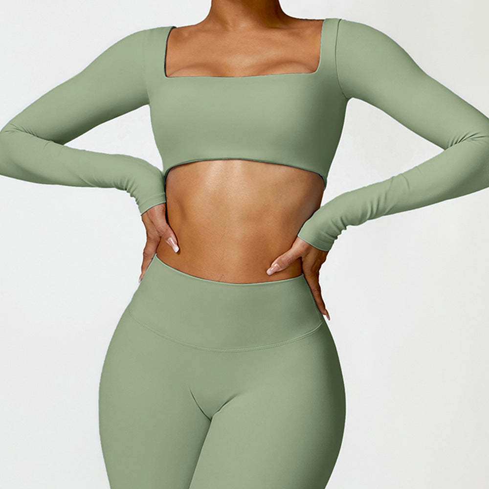 Tight Long Sleeve Yoga Clothes