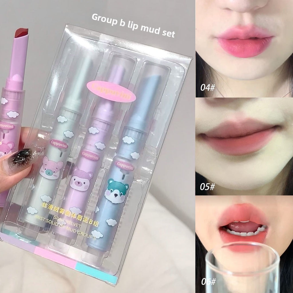 Matte Lip Balm/Lip Gloss, Affordable Domestic Velvet Lipstick
