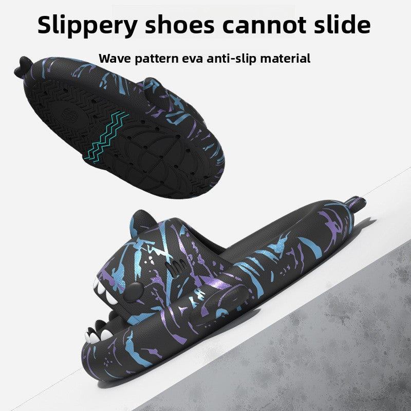 Punk Shark Slippers with Comfortable Sole