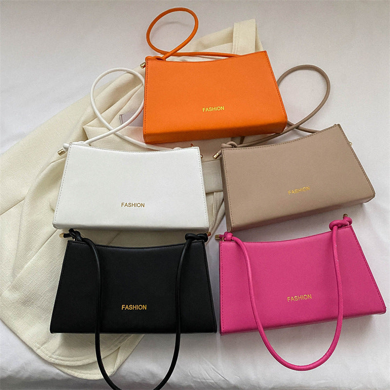 Candy-colored underarm bag