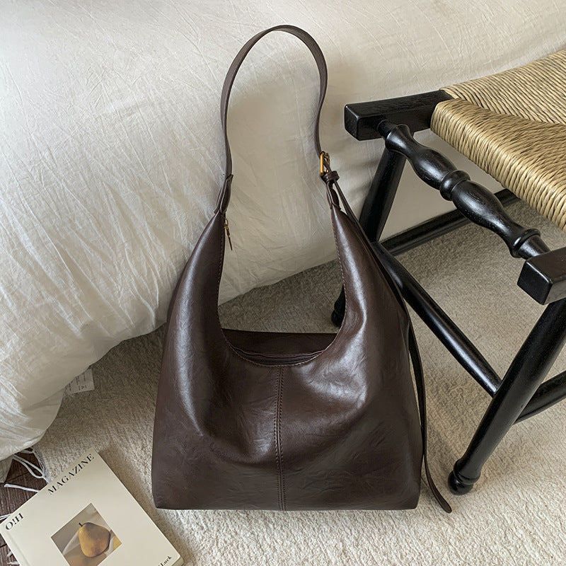 Retro Large Capacity Crossbody Shoulder Bag