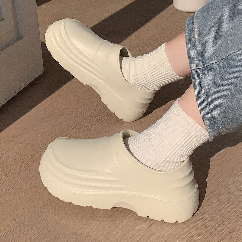 Outdoor Wear Thick-Soled Non-Slip Waterproof Eva Closed-Toe Sandals