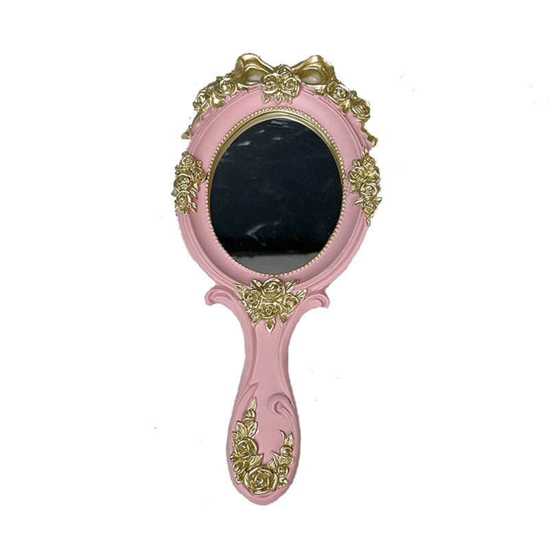 European Style Resin Handheld Mirror