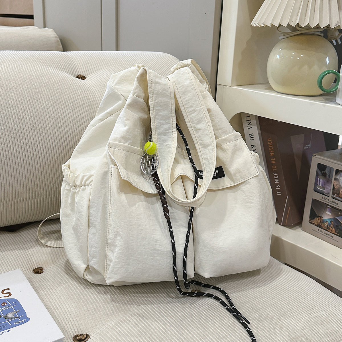 Lightweight Dual-Use Nylon Backpack