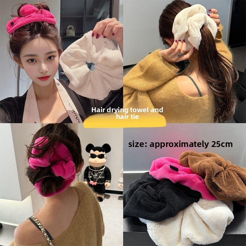 Oversized Plush Hair Ring