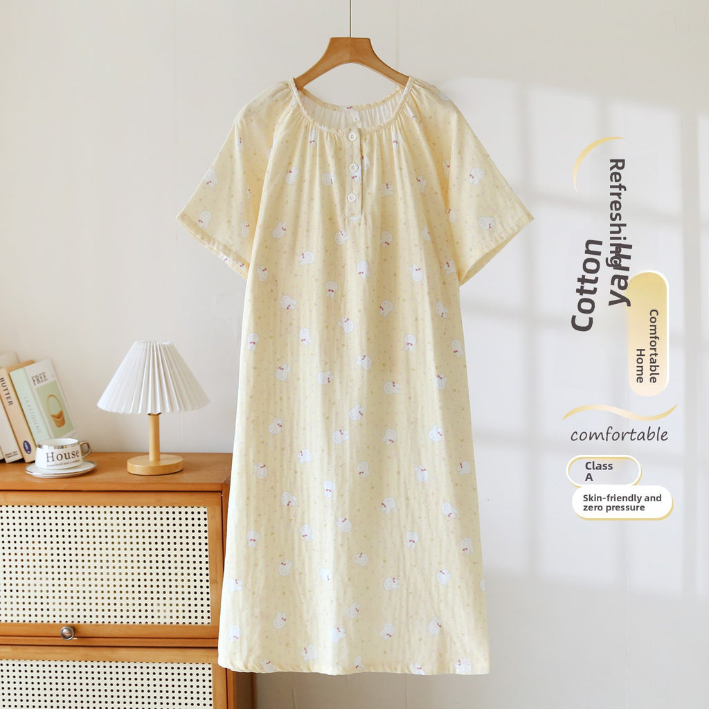 Women's Cotton Gauze Nightgown
