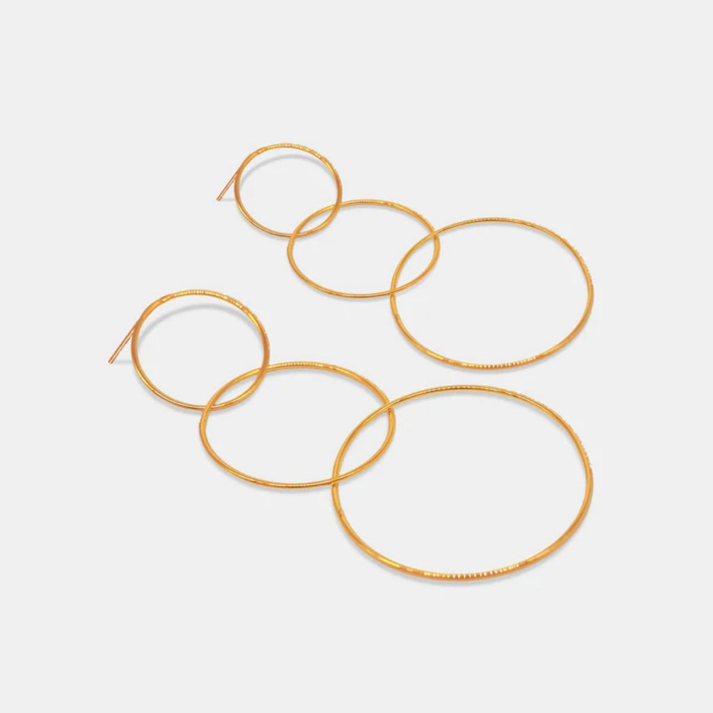 Women's simple geometric multi-purpose large and small ear cuffs