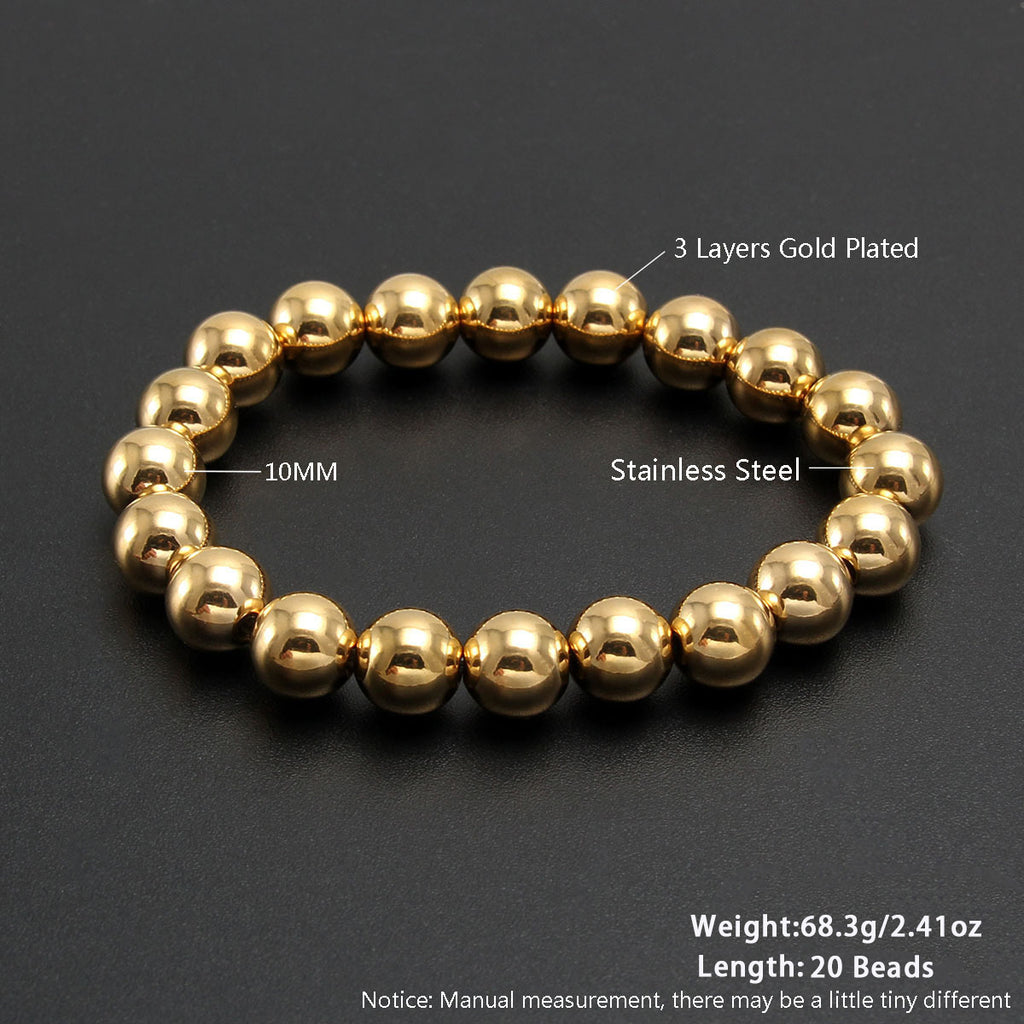 Two-color Beaded Bracelet