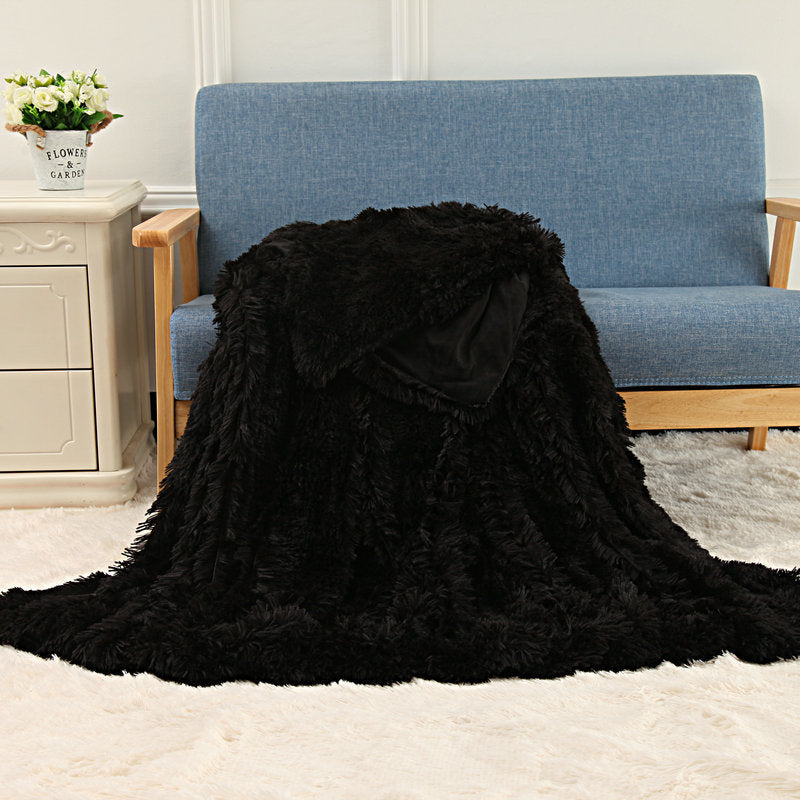 Double-Sided Plush Fleece Blanket