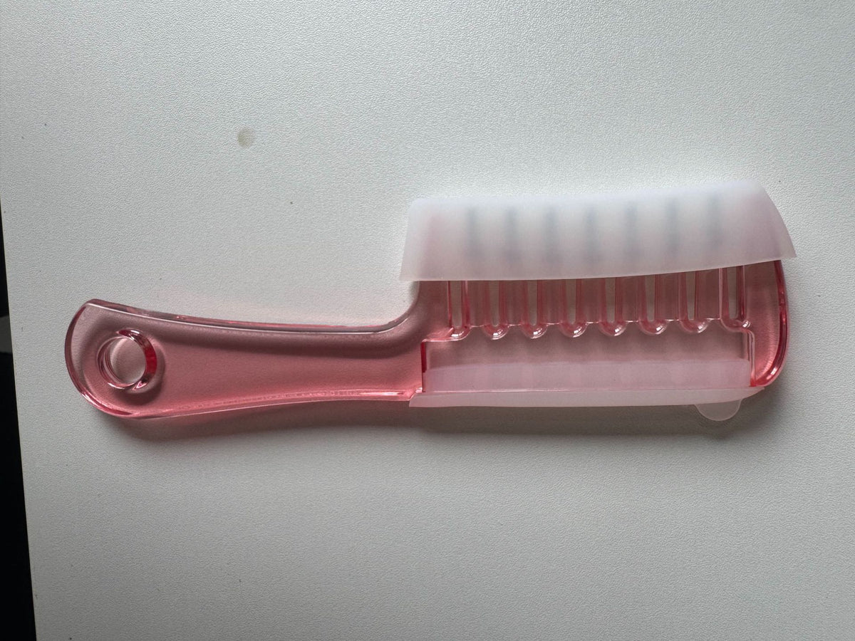 Liquid Application Hair Care Comb with Crystal Roller