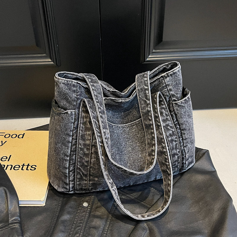 Denim Shoulder Crossbody Bag