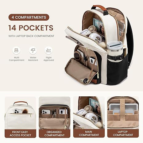 Women's Nylon Laptop Backpack