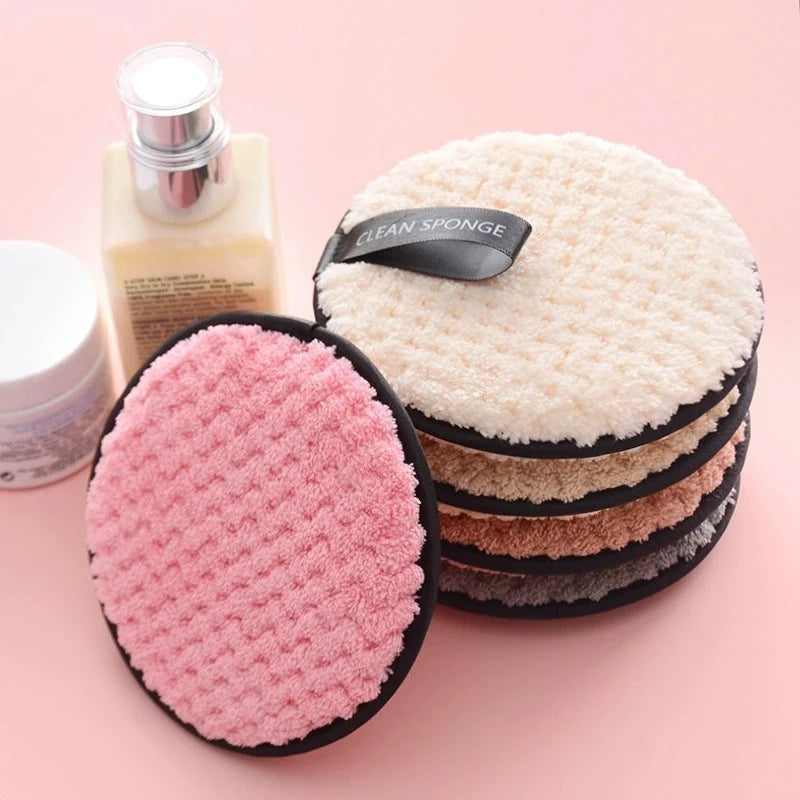 set of 8pcs Reusable Microfiber Cleansing Puff