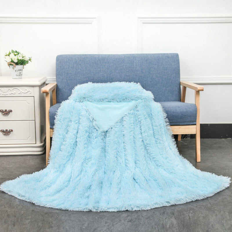 Double-Sided Plush Fleece Blanket
