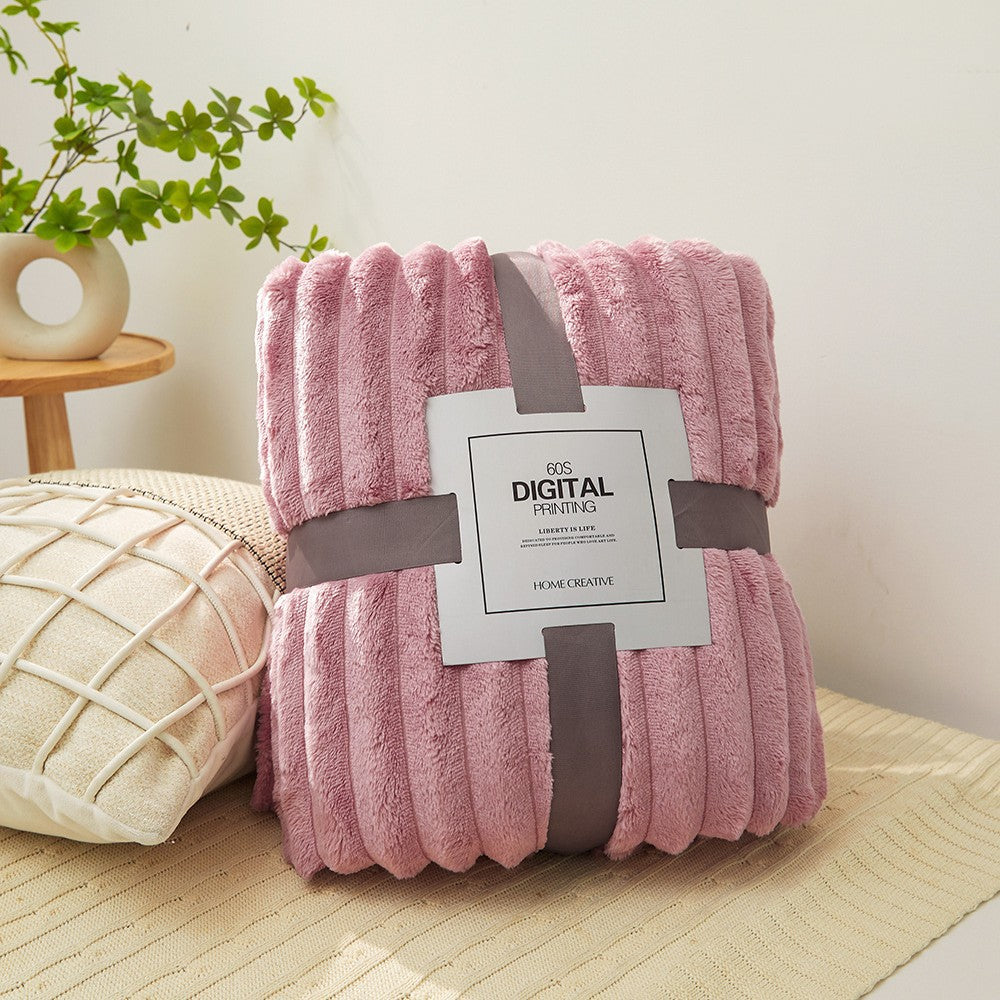 Coral Fleece Throw Blanket